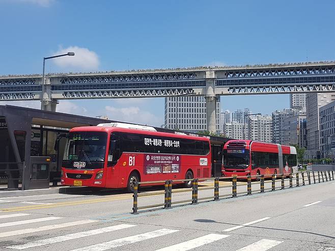BRT 버스 모습. 행복청 제공