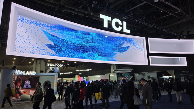 미국 라스베이거스 컨벤션센터(LVCC)에서 지난달 열린 CES 2026 TCL 부스. 장우진 기자