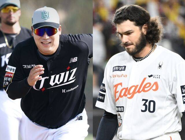 김현수와 코디 폰세./KT 위즈, 마이데일리