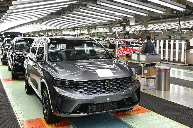 르노코리아 부산공장. 르노코리아 제공