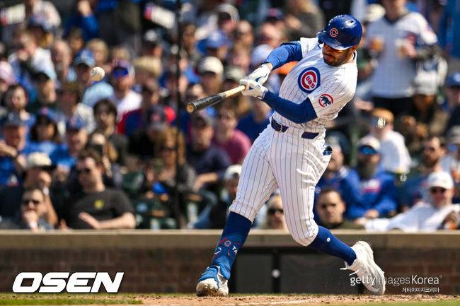 [사진] 시카고 컵스 시절 마이크 터크먼 ⓒGettyimages(무단전재 및 재배포 금지)