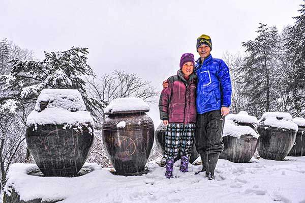매년 콩을 삶아 메주를 만들고, 막장도 만들어 장독에 담는다. 장독의 무게만큼이나 정착의 무게도 크다. 요즘은 유목민이 부럽다.