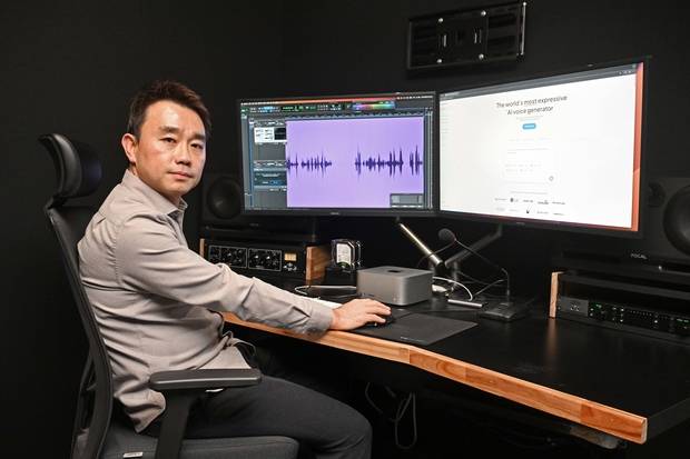 김태수 네오사피엔스 대표가 25일 서울 강남구 네오사피엔스 사무실에서 서울경제신문과 인터뷰를 하고 있다. 조태형 기자