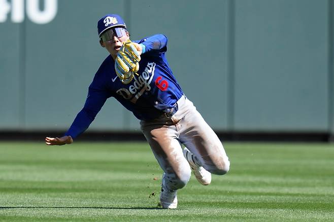 ▲ LA 다저스 한국인 메이저리거 김혜성 ⓒ연합뉴스/AP