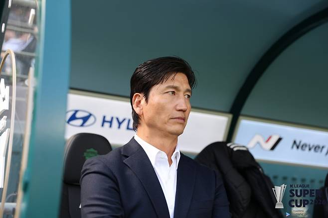 정정용 전북 현대 감독. /사진=한국프로축구연맹 제공