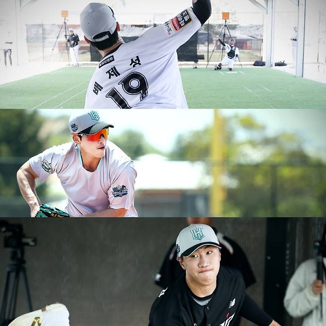 위쪽부터 배제성, 장준원, 김동현. /사진=KT 위즈 제공