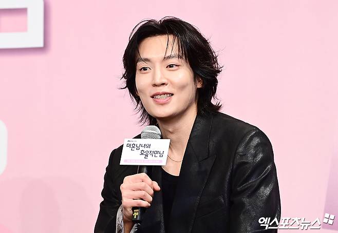 엑스포츠뉴스 박지영 기자, '미혼남녀의 효율적만남' 제작발표회