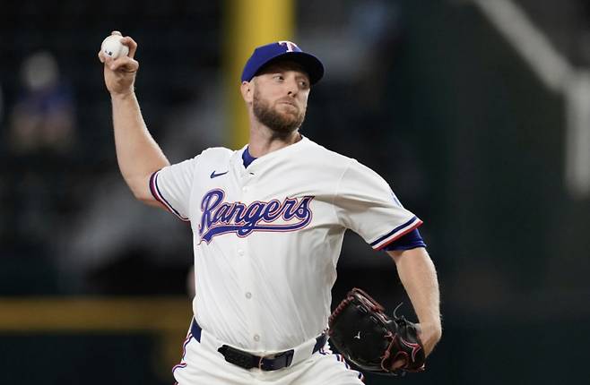 메릴 켈리는 지난해 후반기 텍사스 레인저스로 트레이드됐다. AP연합뉴스