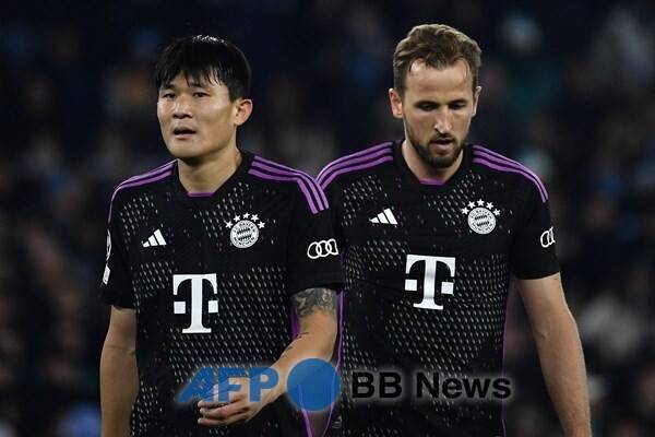 김민재(왼쪽)·해리 케인. ⓒAFPBBNews = News1