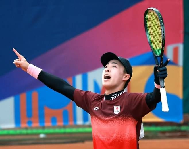 안방에서 열리는 아시안게임에서 금메달 3개를 노리는 일본 에이스 우에마츠 토시키.&nbsp;