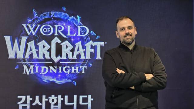 오는 3월 3일 '월드 오브 워크래프트: 한밤' 확장팩 출시를 앞두고, 앤드류 드 소사 수석 전투디자이너가 직접 한국을 찾았다. 오는 28일에는 한국 커뮤니티를 위한 '홈스윗홈' 이벤트가 성수에서 진행된다.(사진=지디넷코리아 정진성 기자)