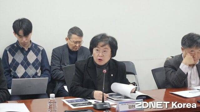 김현 의원이 공공 SW 사업 구조를 지적하며 법·제도 개선 의지를 밝혔다. (사진=지디넷코리아)