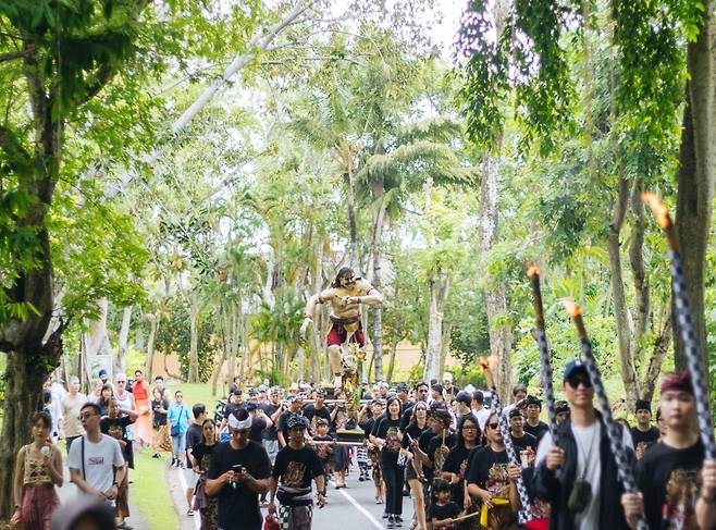 사진= 발리의 전통 새해 행사 ‘녜삐(Nyepi)’