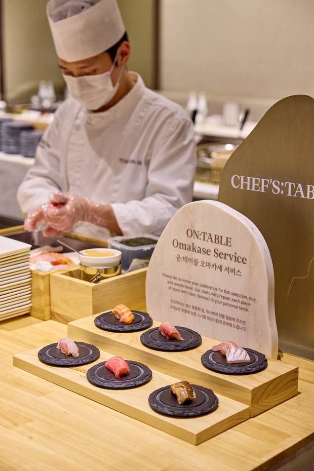 웨스틴 서울 파르나스 스시 오메카세 코너. 사진 제공=웨스틴 서울 파르나스