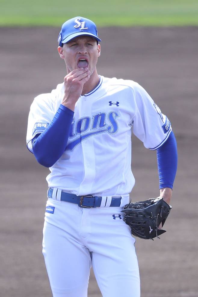 삼성 맷 매닝. 삼성 라이온즈 제공