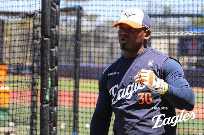 ▲ 요나단 페라자 ⓒ한화 이글스