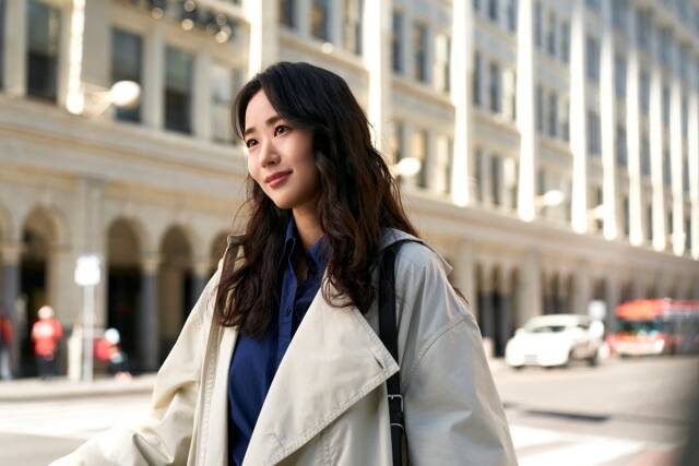 넷플릭스 '이 사랑 통역 되나요?'에서 이이담은 당차고 개성 있는 신지선 PD를 연기했다. /넷플릭스