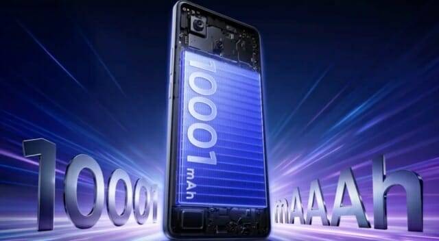 중국 스마트폰 제조사 리얼미는 1만mAh 배터리를 장착한 스마트폰 P4 파워를 지난 달 공개했다. (사진=리얼미)