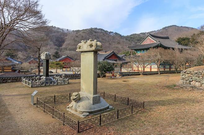 보림사를 품에 안은 가지산 줄기들이 연꽃 모양을 닯았다. GNC21 제공