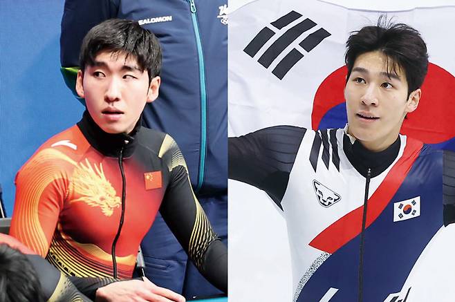 린샤오쥔(한국명 임효준), 황대헌 ⓒ뉴시스·연합뉴스