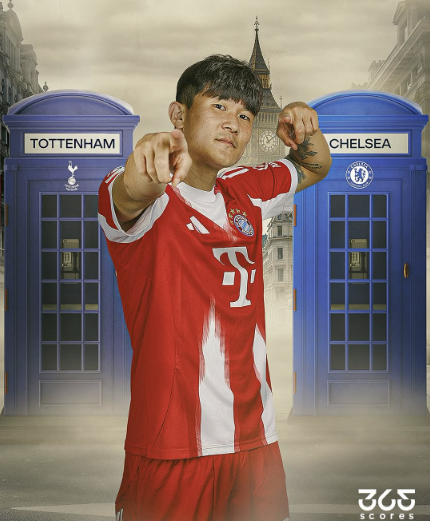 김민재 영입에 관심이 있는 것으로 알려진 첼시와 토트넘 홋스퍼. 365SCORES