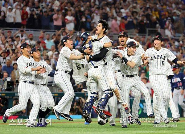 2023 WBC 당시 일본 대표팀 / 사진=GettyImages 제공