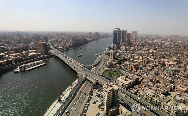 이집트 카이로에 흐르는 나일강 [EPA=연합뉴스 자료사진]