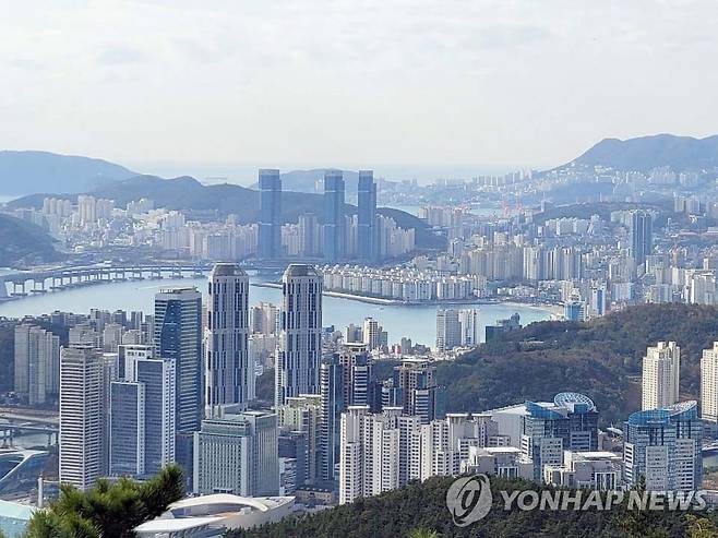 부산 해안 전경 [연합뉴스 자료 사진]