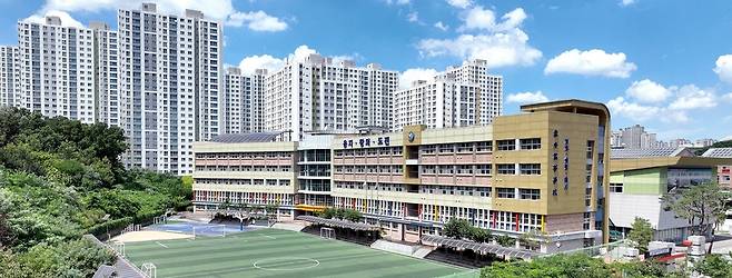 파주운정고등학교 전경 파주교육지원청 제공