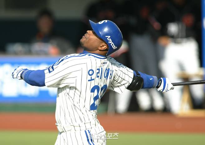 삼성이 2004시즌을 앞두고 영입한 오리어리. 부적응을 이유로 시범경기 중 이탈했다가 다시 돌아온 뒤 결국 63경기만 뛰고 방출됐다. IS포토