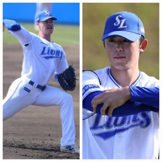 맷 매닝(왼쪽)과 미야지 유라