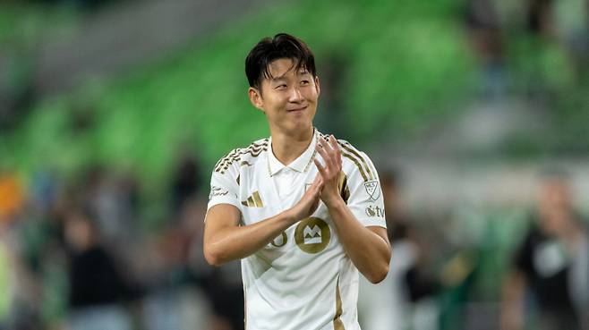 미국 프로축구(MLS) 로스앤젤레스(LA) FC 소속 손흥민 이미지. /AP=뉴시스