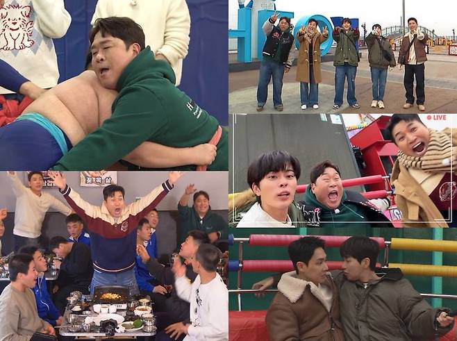 [서울=뉴시스] 개그맨 문세윤이 20년 만에 모래판에 오른다. (사진=KBS 2TV '1박 2일 시즌4' 제공) 2026.02.28. photo@newsis.com *재판매 및 DB 금지