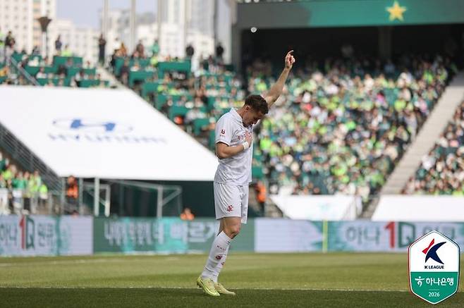 [서울=뉴시스] 프로축구 K리그1 부천FC1995의 갈레고. (사진=한국프로축구연맹 제공) 2026.03.01. photo@newsis.com *재판매 및 DB 금지