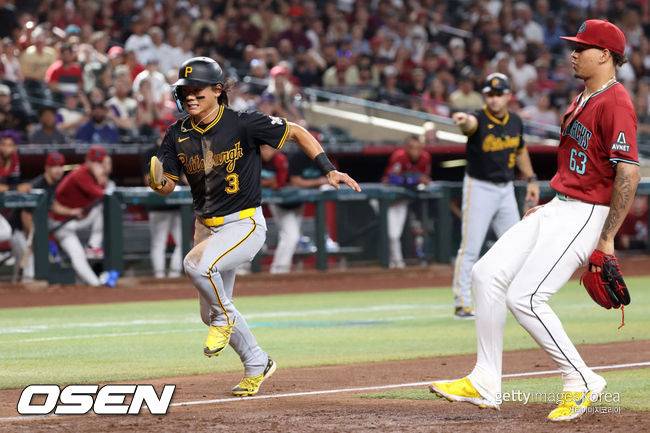 [사진] 피츠버그 시절의 배지환. ⓒGettyimages(무단전재 및 재배포 금지)