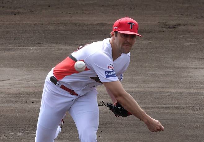 ▲ 올 시즌 리그 최고 외국인 투수의 최유력후보로 거론되고 있는 제임스 네일 ⓒKIA타이거즈