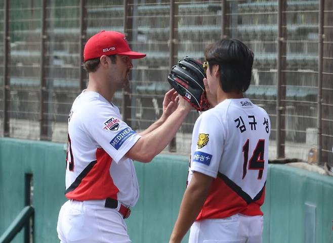 ▲ KIA의 에이스로 올해 팀 로테이션을 이끌고 갈 중책을 맡은 제임스 네일 ⓒKIA타이거즈