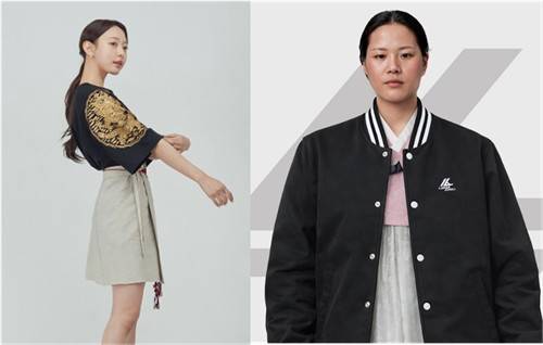 곤룡포를 활용한 '리슬'과 유관순 재킷을 만드는 '라카이코리아'  [각사 홈페이지 캡처. 재판매 및 DB 금지]