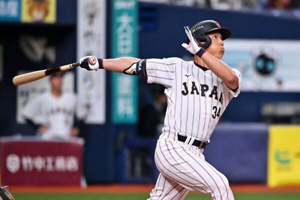 요시다의 홈런(사진=사무라이 재팬 SNS)