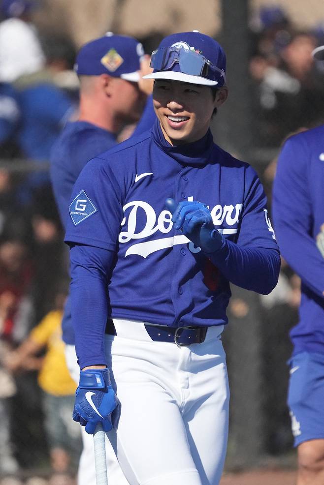 김혜성. Mandatory Credit: Rick Scuteri-Imagn Images연합뉴스