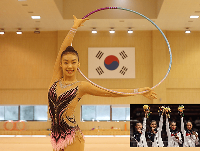 임세은 주임은 고교 시절 자카르타 팔렘방 아시안게임 리듬체조 단체전 동메달을 목에 걸었다. 본인 제공