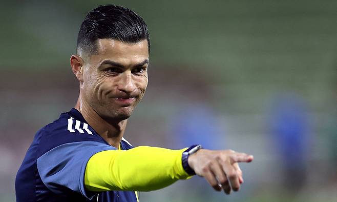 사우디아라비아 프로축구팀 알 나스르 FC 공격수 크리스티아누 호날두. 로이터연합뉴스