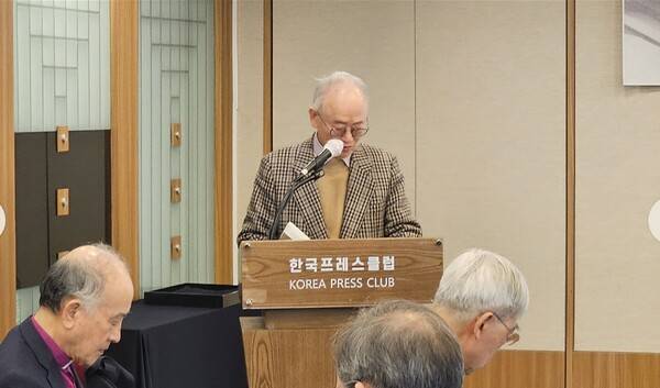 인사말하는 이부영 '광복 100년 국민동행' 준비위원회 위원장. 2026.3.3.