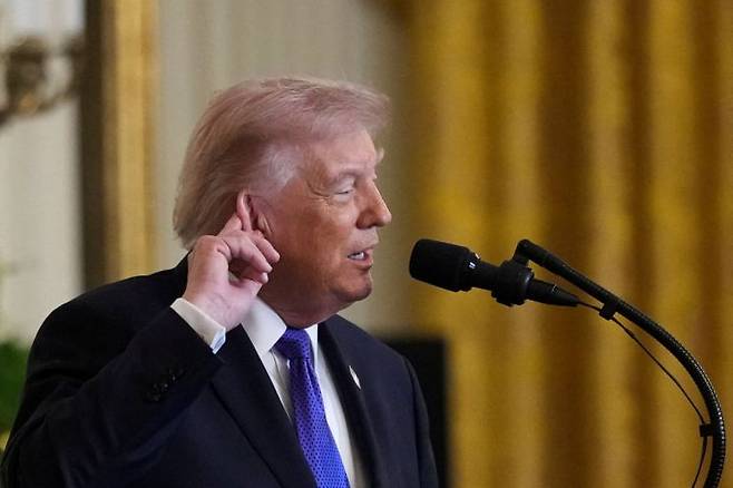 도널드 트럼프 미국 대통령. 로이터