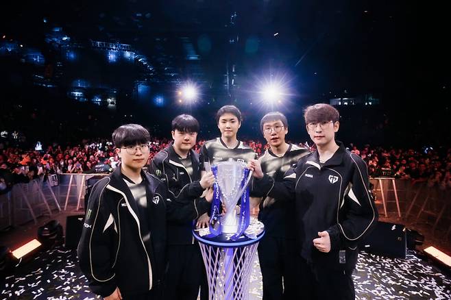 2026 LCK컵에서 우승한 젠지. 라이엇 게임즈 제공