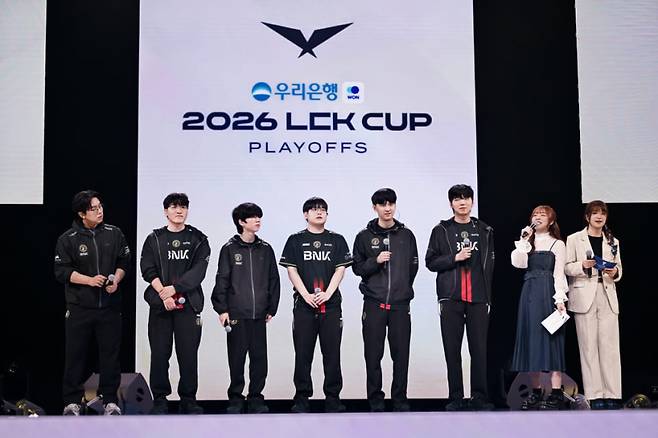 2026 LCK컵에서 준우승한 BNK 피어엑스. 라이엇 게임즈 제공