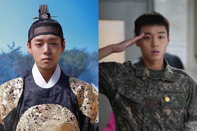 '왕과 사는 남자'(왼쪽), '취사병 전설이 되다'의 박지훈 /사진=쇼박스, 티빙