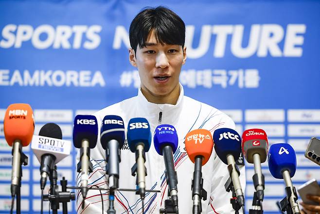 한국 쇼트트랙 국가대표 황대헌. 뉴시스