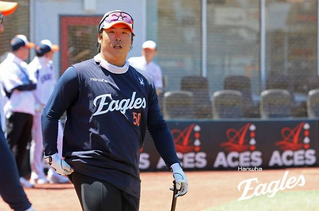 ▲ 강백호 ⓒ한화 이글스