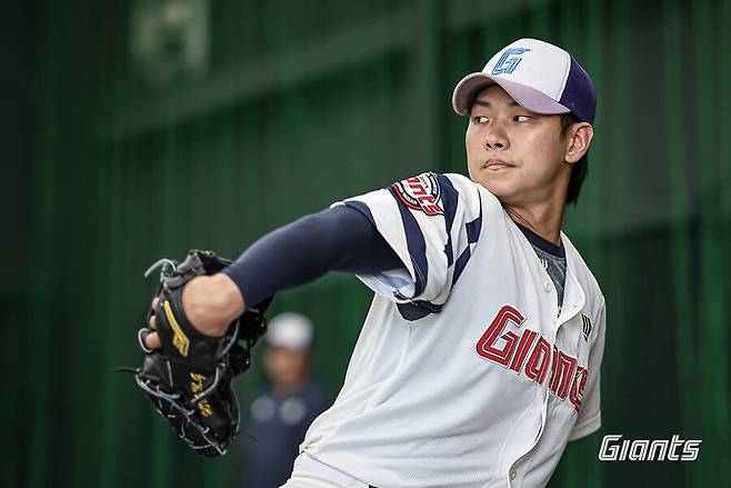 ▲ 홍민기 ⓒ롯데 자이언츠